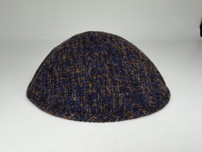 Classic Colored Kippah Matte with Trim - Elegant Everyday Yarmulke