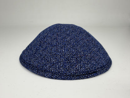 Classic Colored Kippah Matte with Trim - Elegant Everyday Yarmulke