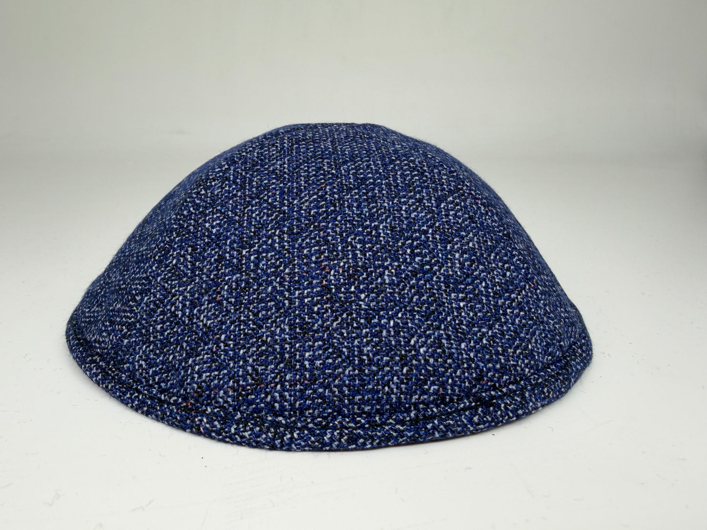 Classic Colored Kippah Matte with Trim - Elegant Everyday Yarmulke