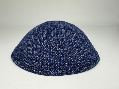 Classic Colored Kippah Matte with Trim - Elegant Everyday Yarmulke