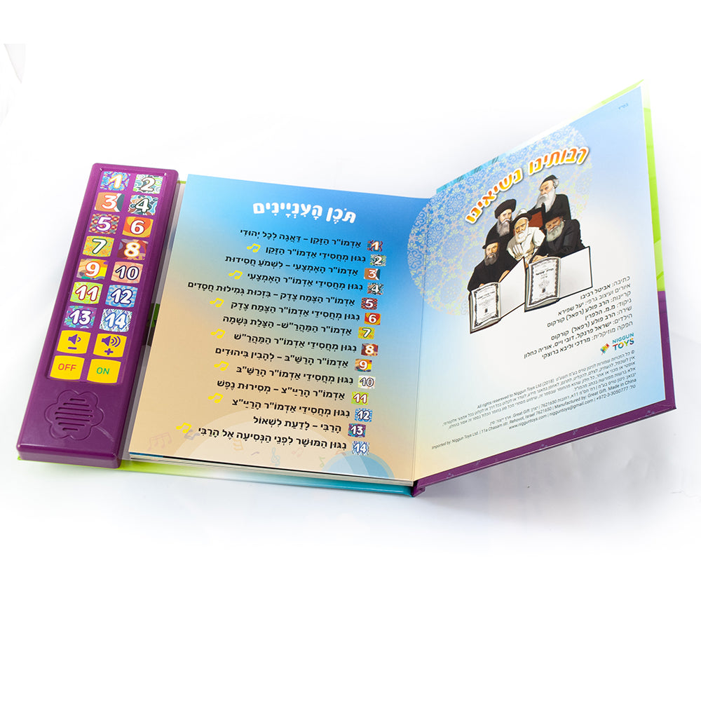 Our Rebbes – Interactive Jewish Sound Book for Kids