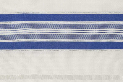 Wool Tallit Non Slip Tashbetz by Mishkan HaTekhelet Sephardic & Ashkenazi Tzitzit