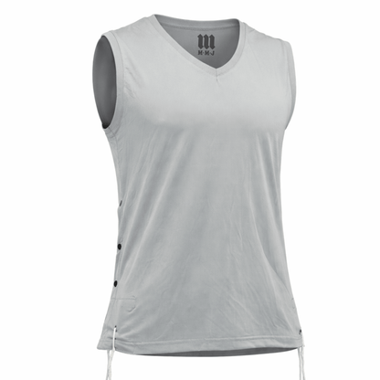 Men Tzitzit Tank Top Dri-Fit – Sleeveless Kosher Undershirt