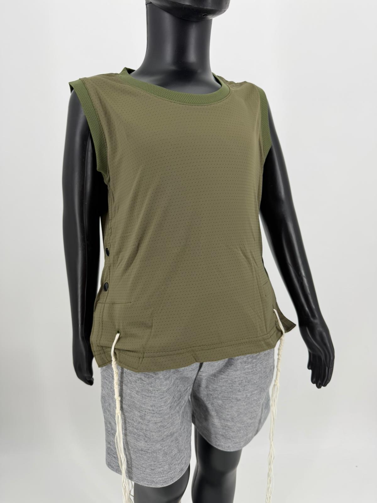Kids Mesh Tzitzit Tank Top Dri-Fit – Sleeveless Kosher Undershirt