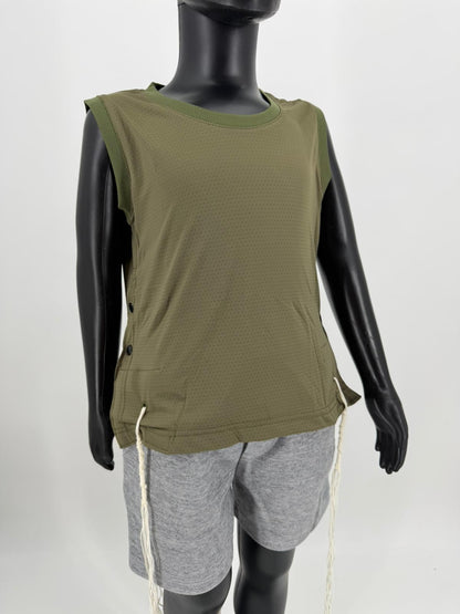 Kids Mesh Tzitzit Tank Top Dri-Fit – Sleeveless Kosher Undershirt