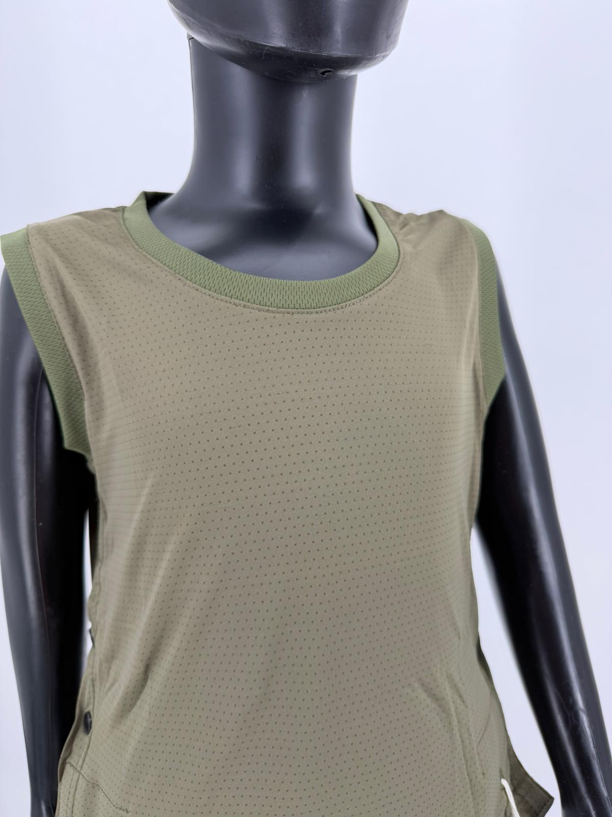Kids Mesh Tzitzit Tank Top Dri-Fit – Sleeveless Kosher Undershirt