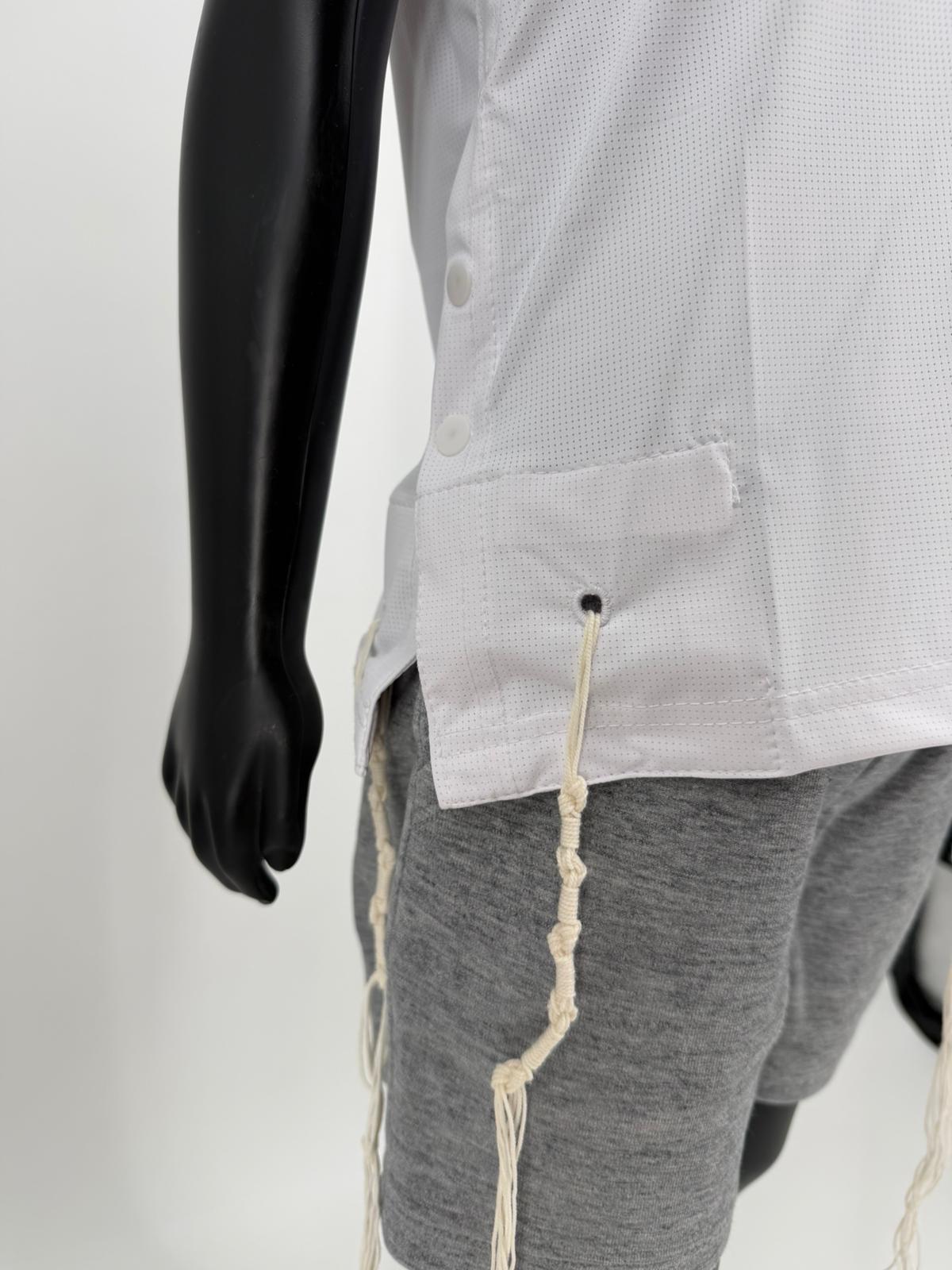 Kids Mesh Tzitzit Tank Top Dri-Fit – Sleeveless Kosher Undershirt
