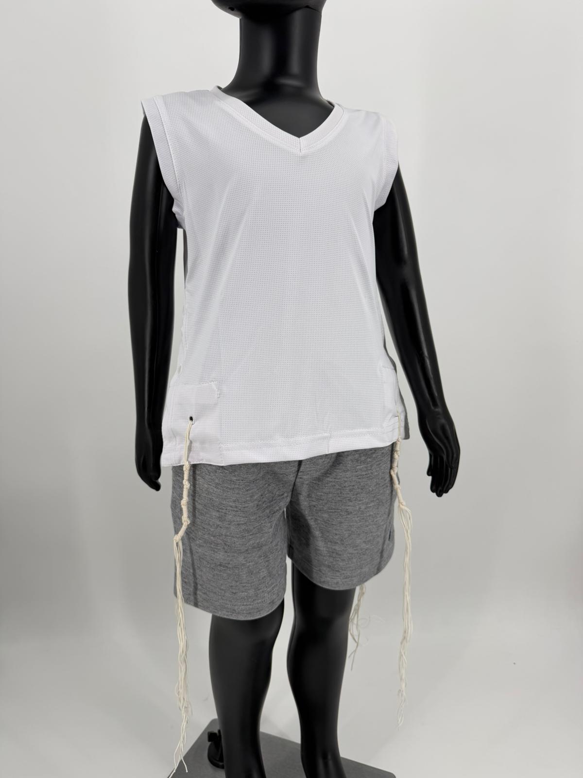 Kids Mesh Tzitzit Tank Top Dri-Fit – Sleeveless Kosher Undershirt