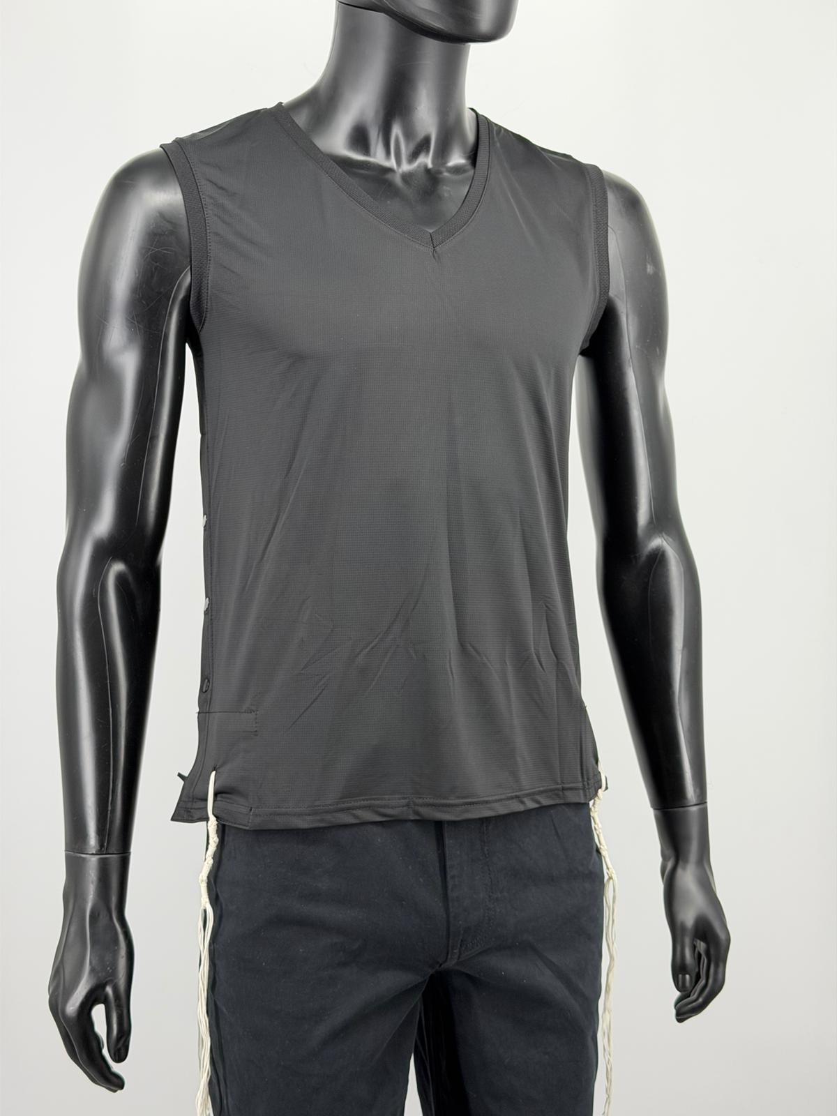 Men Tzitzit Tank Top Dri-Fit – Sleeveless Kosher Undershirt