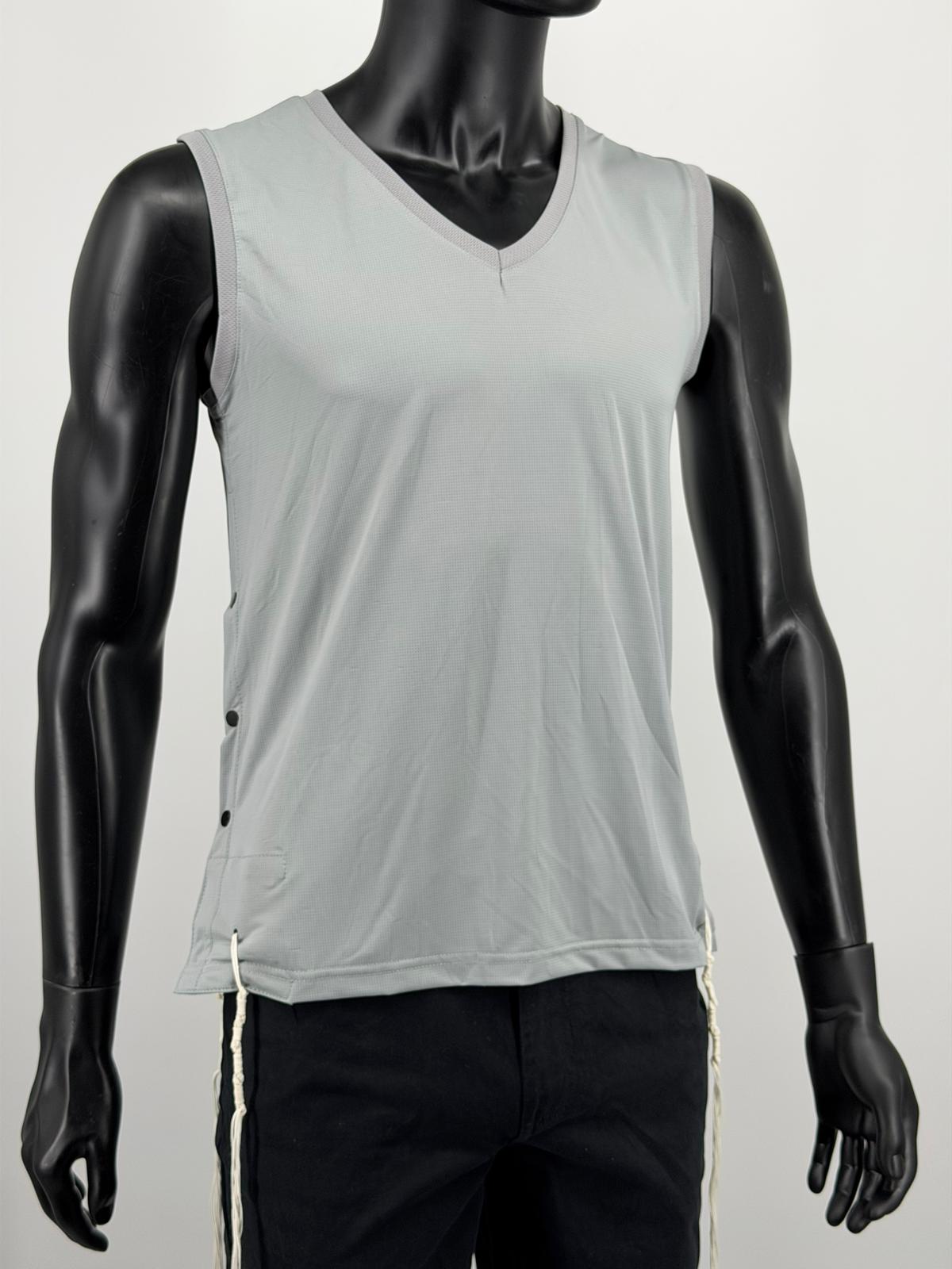 Men Tzitzit Tank Top Dri-Fit – Sleeveless Kosher Undershirt