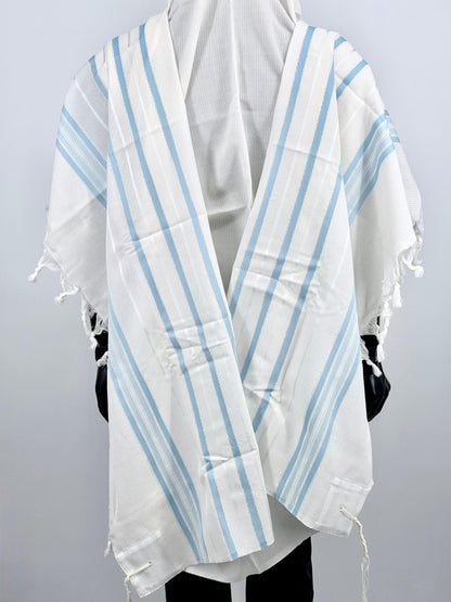 Wool Tallit Gadol – Tashbetz Non-Slip by MMJ