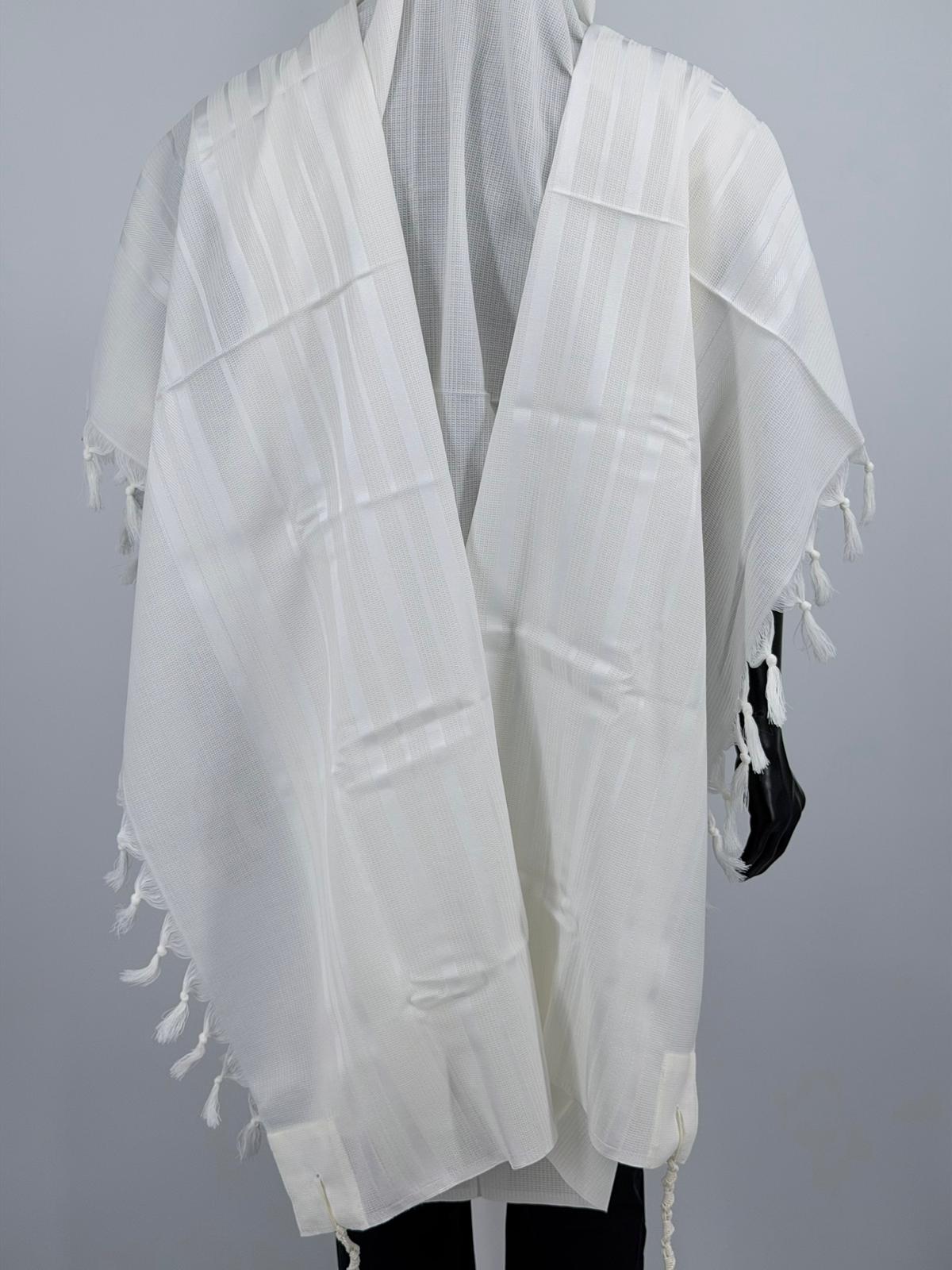 Wool Tallit Gadol – Tashbetz Non-Slip by MMJ