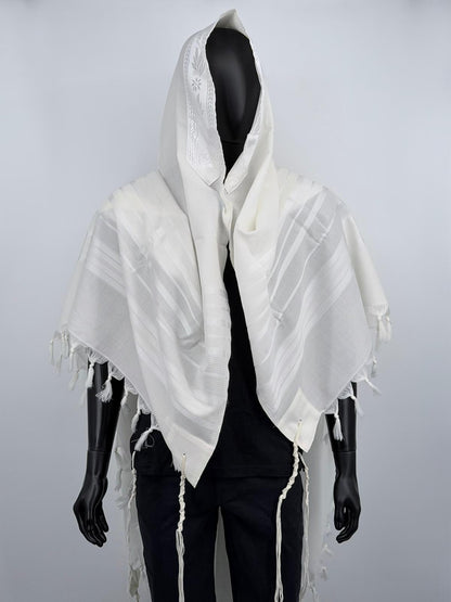 Wool Tallit Gadol – Tashbetz Non-Slip by MMJ