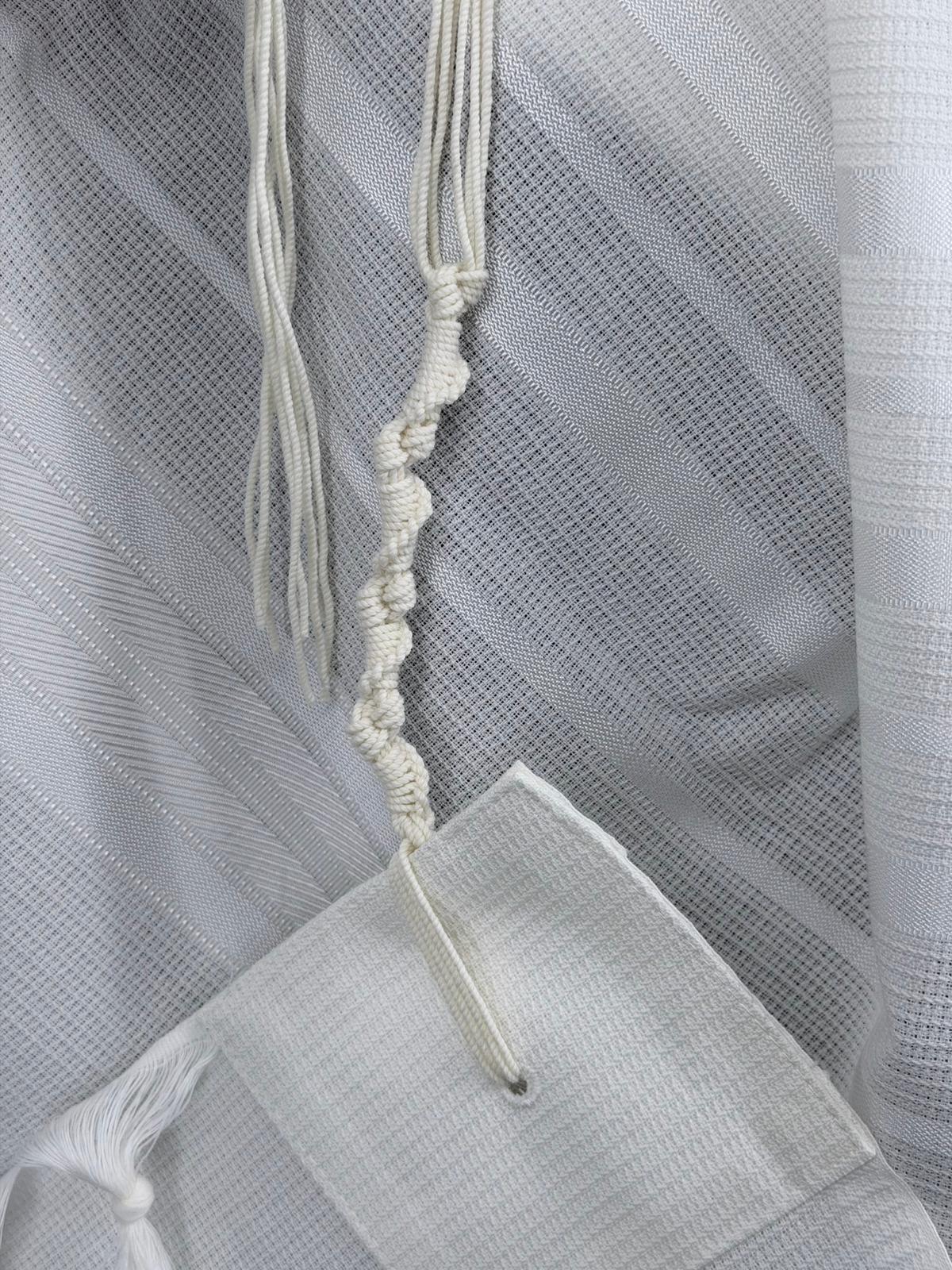 Wool Tallit Gadol – Tashbetz Non-Slip by MMJ