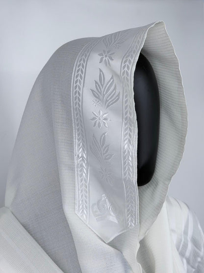 Wool Tallit Gadol – Tashbetz Non-Slip by MMJ