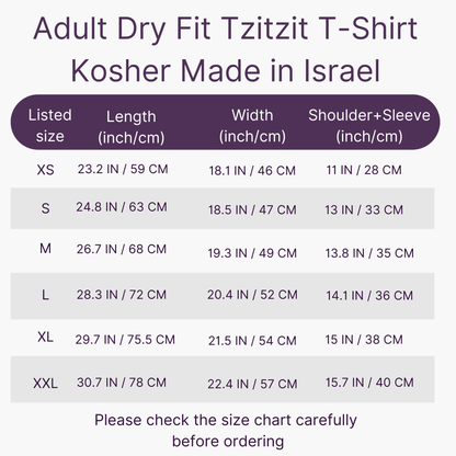 Sport Tzitzit T-shirt Dry Fit - Add Your Design - Personalised