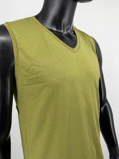 Tzitzit T-Shirt for Men Sleeveless Undershirt Cotton Tallit Katan