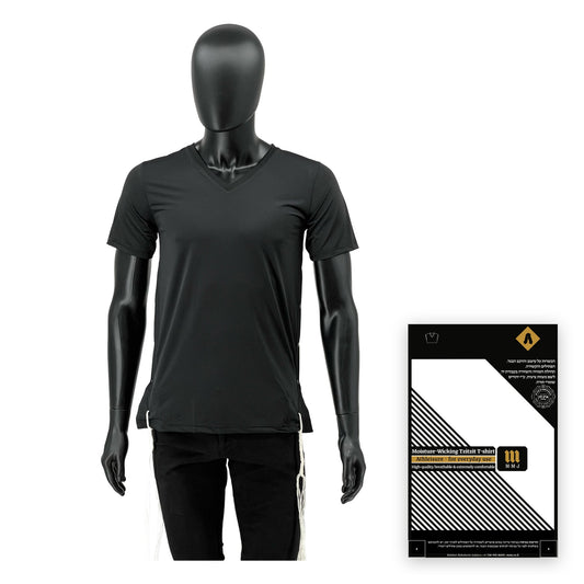 Adults Tzitzit T-Shirt Dri-Fit (Additional Styles & Colors) – black, with MMJ packaging