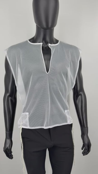 Mesh Tallit Katan - Breathable Comfort, Ashkenazi & Sephardic options