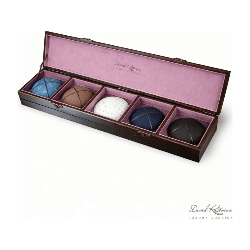 Luxury kippah gift set